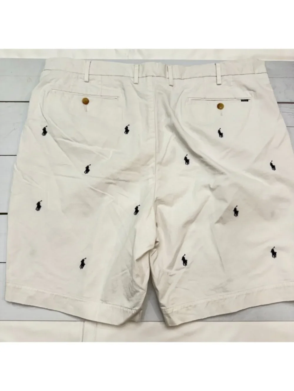 Polo Ralph Lauren Set 2 Mens Shorts Sz 42 Polo Pony Print Stretch Classic Fit